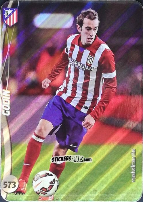 Figurina Godín - Las Fichas Quiz De La Liga 2014-2015 n. 573 - Mundicromo