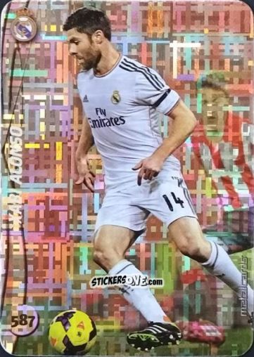 Cromo Xabi Alonso - Las Fichas Quiz De La Liga 2014-2015 n. 587a - Mundicromo