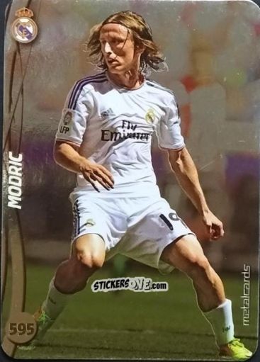 Sticker Modric - Las Fichas Quiz De La Liga 2014-2015 n. 595 - Mundicromo