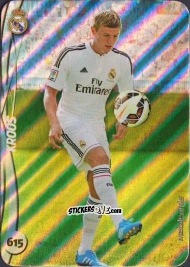 Cromo Kroos - Las Fichas Quiz De La Liga 2014-2015 n. 615 - Mundicromo
