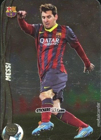Cromo Messi - Las Fichas Quiz De La Liga 2014-2015 n. 622 - Mundicromo