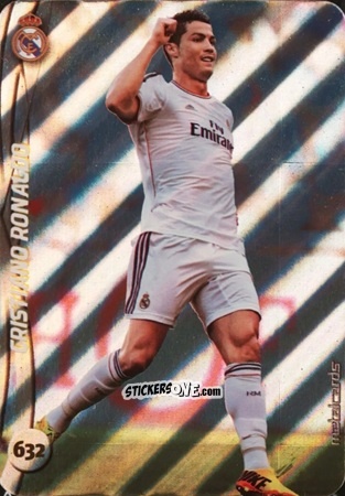 Sticker Cristiano Ronaldo - Las Fichas Quiz De La Liga 2014-2015 n. 632 - Mundicromo