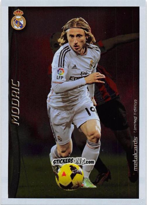 Sticker Modric - Las Fichas Quiz De La Liga 2014-2015 n. T7 - Mundicromo