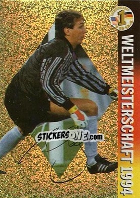 Sticker Bodo Illgner - Championcards / ran USA 1994 n. 2 - Panini