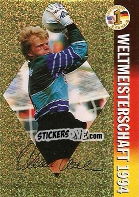 Sticker Oliver Kahn - Championcards / ran USA 1994 n. 3 - Panini