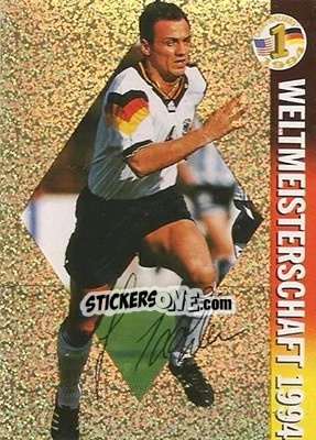Cromo Jürgen Kohler - Championcards / ran USA 1994 n. 8 - Panini