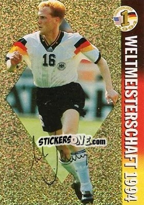 Sticker Matthias Sammer - Championcards / ran USA 1994 n. 12 - Panini