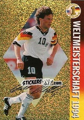 Sticker Lothar Matthäus - Championcards / ran USA 1994 n. 14 - Panini