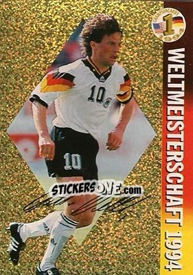 Cromo Lothar Matthäus - Championcards / ran USA 1994 - Panini