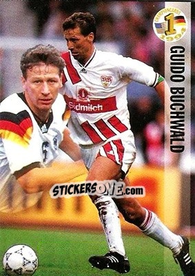 Sticker Guido Buchwald - Championcards / ran USA 1994 - Panini
