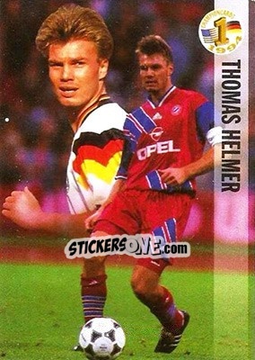 Sticker Thomas Helmer - Championcards / ran USA 1994 n. 29 - Panini