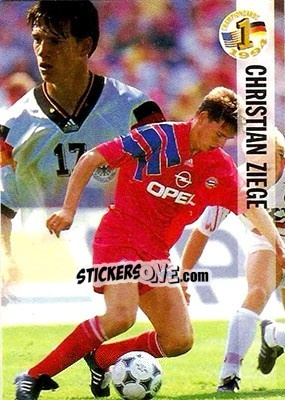 Sticker Christian Ziege - Championcards / ran USA 1994 - Panini