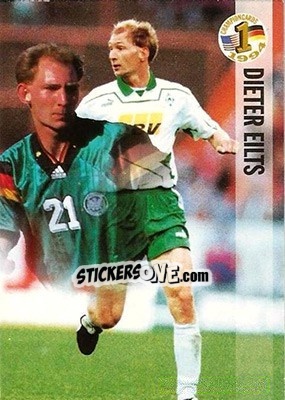 Sticker Dieter Eilts - Championcards / ran USA 1994 n. 37 - Panini