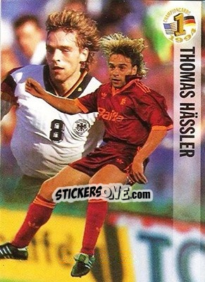 Sticker Thomas Hässler - Championcards / ran USA 1994 - Panini
