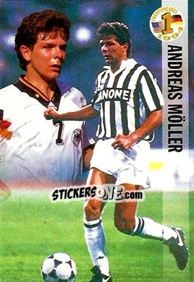 Figurina Andreas Möller - Championcards / ran USA 1994 - Panini