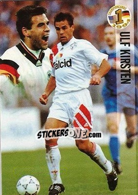 Sticker Ulf Kirsten - Championcards / ran USA 1994 n. 45 - Panini