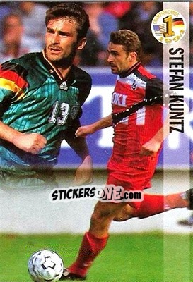 Sticker Stefan Kuntz - Championcards / ran USA 1994 - Panini
