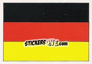 Sticker Bandeira - Euro 1984 n. 1 - Disvenda