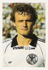 Sticker Hans Peter Briegel - Euro 1984 - Disvenda