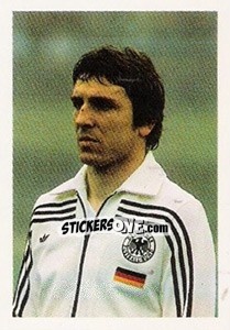 Sticker Klaus Fischer - Euro 1984 n. 9 - Disvenda