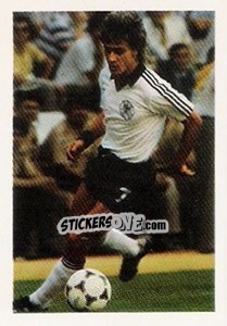 Sticker Piere Littbarski - Euro 1984 - Disvenda