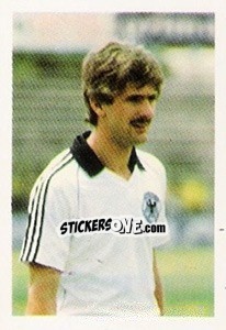 Cromo Dieter Muller - Euro 1984 - Disvenda