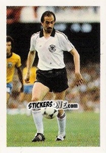 Sticker Ulrich Stielike - Euro 1984 n. 19 - Disvenda