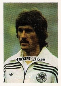 Sticker Manfred Kaltz - Euro 1984 - Disvenda