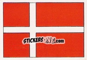 Sticker Bandeira - Euro 1984 n. 43 - Disvenda