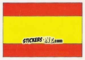 Sticker Bandeira - Euro 1984 - Disvenda