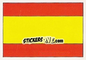 Sticker Bandeira - Euro 1984 n. 64 - Disvenda