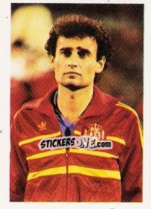 Sticker Ricardo Gallego - Euro 1984 - Disvenda