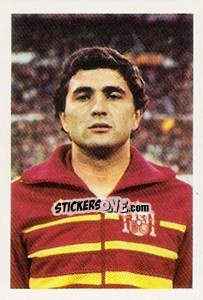 Cromo Rafael Gordillo - Euro 1984 - Disvenda