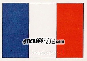 Sticker Bandeira - Euro 1984 - Disvenda