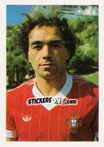 Cromo Jaime Moreira Pacheco - Euro 1984 - Disvenda