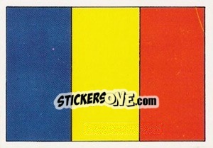 Cromo Bandeira - Euro 1984 n. 127 - Disvenda