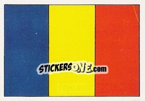 Sticker Bandeira - Euro 1984 - Disvenda