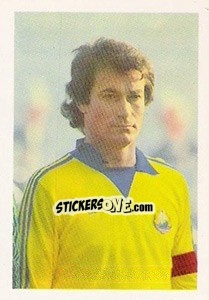 Sticker Costica Stefanescu - Euro 1984 - Disvenda