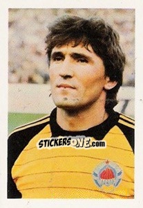 Cromo Dragan Pantelic - Euro 1984 - Disvenda