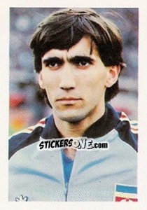 Sticker Zlatco Vujovic - Euro 1984 - Disvenda