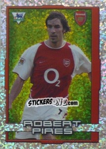 Figurina Robert Pires (Key Player) - Premier League Inglese 2003-2004 - Merlin