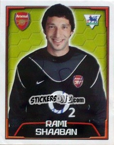 Cromo Rami Shaaban - Premier League Inglese 2003-2004 n. 8 - Merlin