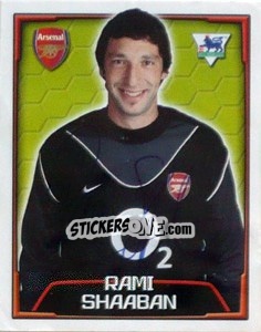 Sticker Rami Shaaban - Premier League Inglese 2003-2004 - Merlin