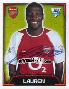 Sticker Lauren - Premier League Inglese 2003-2004 n. 15 - Merlin