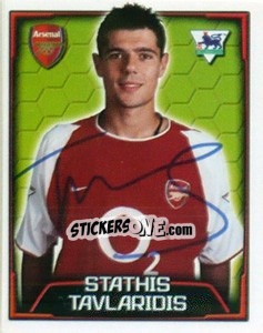 Cromo Stathis Tavlaridis - Premier League Inglese 2003-2004 - Merlin