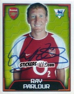Sticker Ray Parlour - Premier League Inglese 2003-2004 n. 21 - Merlin