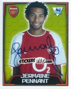 Figurina Jermaine Pennant - Premier League Inglese 2003-2004 - Merlin