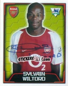 Figurina Sylvain Wiltord - Premier League Inglese 2003-2004 - Merlin