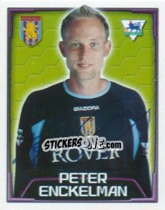 Figurina Peter Enckelman - Premier League Inglese 2003-2004 n. 36 - Merlin
