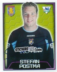 Figurina Stefan Postma - Premier League Inglese 2003-2004 - Merlin